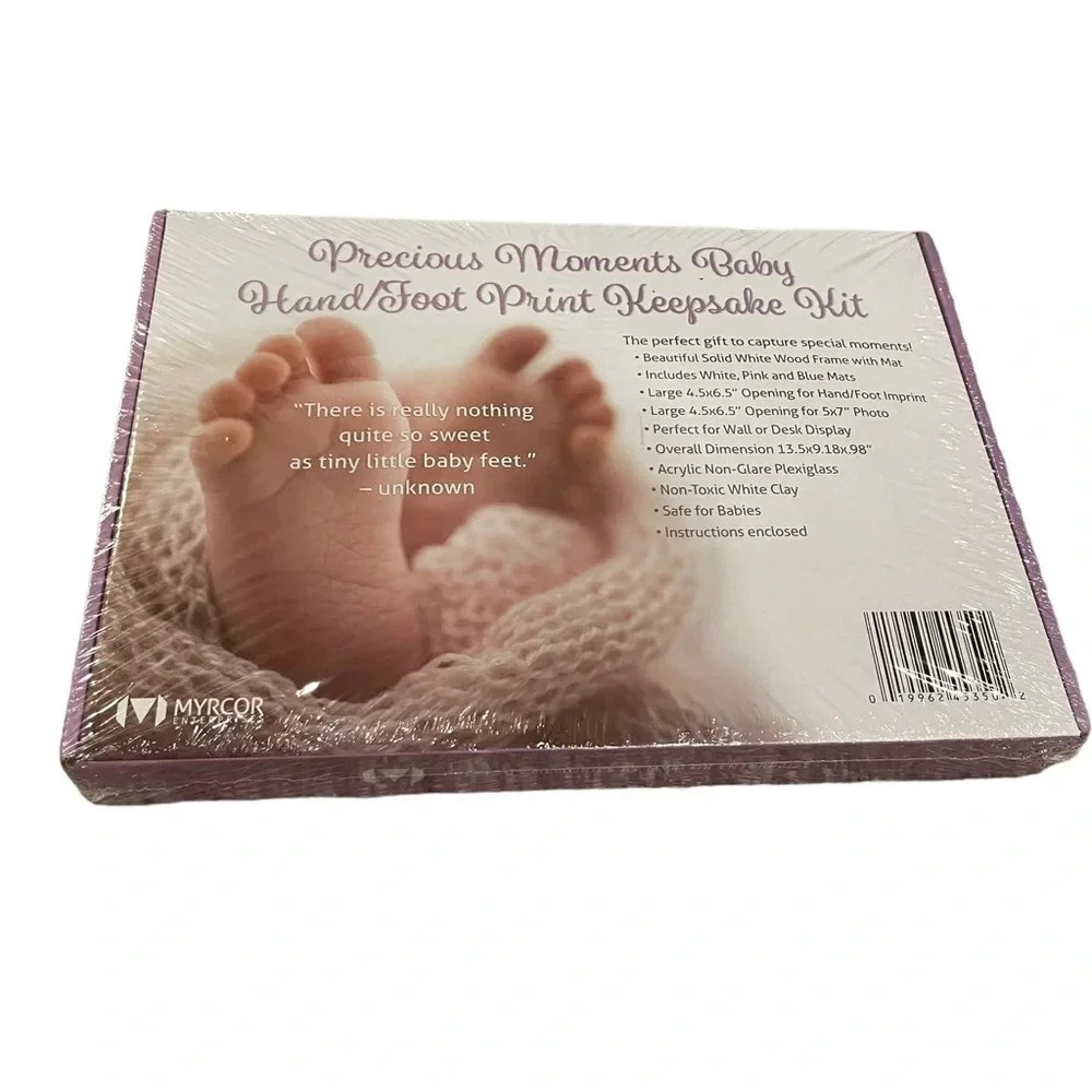Precious moments baby hand/foot print keepsake kit
